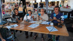 Retransmissió en directe de les havaneres per ràdio i televisió