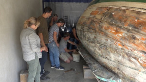Acaba el taller de reparació de barques de fusta