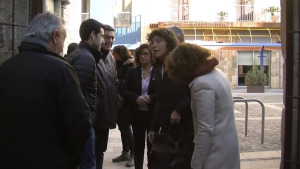 La Consellera Jordà es reuneix amb  els pescadors en un acte de partit