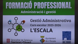 Més demanda que oferta per accedir en el cicle formatiu en Gestió Administrativa de l'institut El Pedró