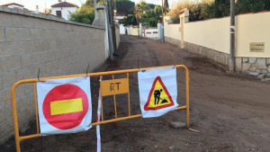 Continuen les obres del carrer Barcelona i adjacents