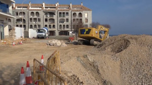Les obres del Passeig Lluís Albert van a bon ritme