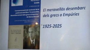 Centenari del llibre sobre l'arribada dels grecs a Empúries