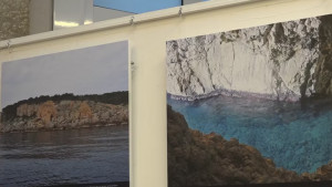 L'Escala des del Mar, homenatge a Miquel Bataller