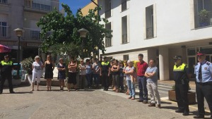 Minut de silenci en rebuig de l'atemptat a Niça