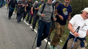 La Columna 27 d’Octubre de la Caminada per la Llibertat travessa terres empordaneses