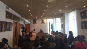 Alumnes de 3er i 4art a l'Ajuntament