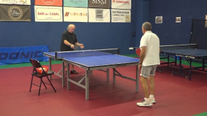 Primer aniversari de les sessions de tennis taula per a persones amb ParKinson i Alzheimer