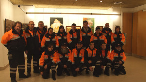 Menció honorífica per a l'associació de voluntaris de protecció civil