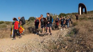 La Caminada per la llibertat fa parada a l'Escala aquest divendres