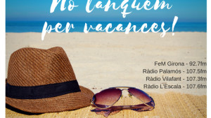 No tanquem per vacances! 29/08/17 (I)