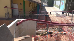 Les obres a l'institut El Pedró tornen a estar aturades