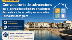 L'Escala ofereix subvencions per rehabilitar habitatges destinats al lloguer assequible i a la gent gran