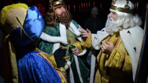 Gran rebuda als Reis d'Orient a l'Escala