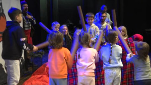 El mal temps fa la guitza a la Festa del tió