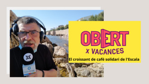 El croissant de cafè solidari de l'Escala
