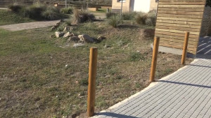 Tanca perimetral de la zona d'esbarjo del Camp dels Pilans