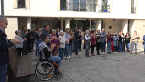 Minut de silenci en solidaritat a les víctimes dels aiguats al País Valencià