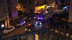 Incendi a una xemeneia del passatge Tramuntana
