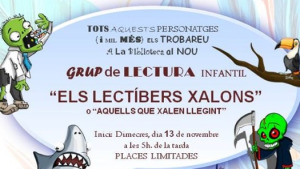 Grup de lectura infantil a la biblioteca