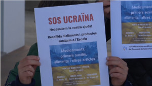 Recollida d'aliments i productes sanitaris per Ucraïna a l'Escala