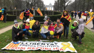 Un centenar d'escalencs a Brussel·les