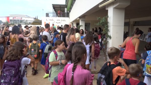 Inici de curs a les escoles de l'Escala