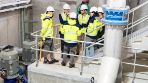 Visita d'obres al tram final de l'ETAP