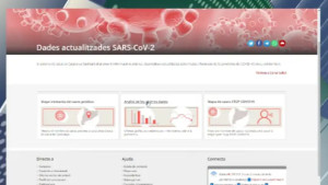 La Generalitat habilita una plana web amb totes les dades del COVID 19