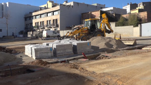 Segueixen a bon ritme les obres de Plaça Nova 