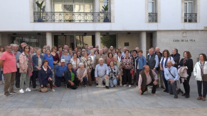 Visita llampec de la Llar del Jubilat d'Almedinilla a l'Escala