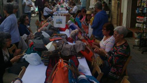 Més de 170 puntaires a la trobada de l'Escala