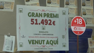 51.000 euros de la Bonoloto a l'Escala