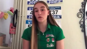L'atleta Aitana Radsma, sense competició i amb la selectivitat a la vista
