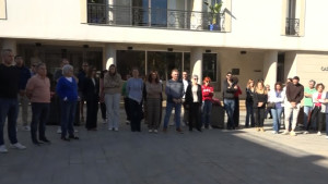 Minut de silenci a l'Escala per l'accident d'Urda
