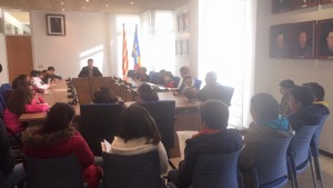 Els alumnes de 3er de l'Empúries visiten l'ajuntament