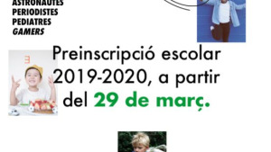 Divendres comencen les preinscripcions als centres escolars