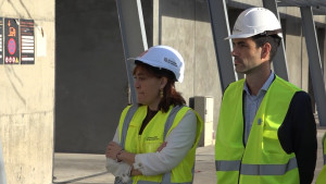 La Consellera Paneque visita les obres al Port Pesquer de l'Escala