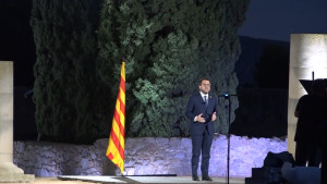El discurs del president Aragonès des del Fòrum Romà
