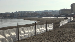 Les platges de l'Escala es protegeixen de les tramuntanades