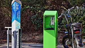 Nou punt de recàrrega de bicis elèctriques al Masle