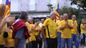 Concentració de suport imputats del 9N