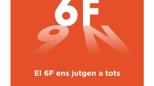 Autobús per anar al judici del 6 de febrer