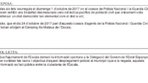 Instàncies contra la Guàrdia civil i Martí Guillem