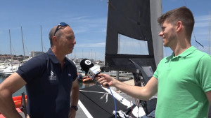 Marc Verdaguer puja al podi en el campionat de França de la classe moth
