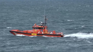 Salvament Marítim fa pràctiques rutinàries a la platja del Rec de Molí