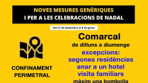 Un pas enrere al pla de desescalada