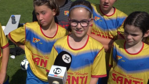 Jana Marín guanya la lliga amb l'aleví femení de l'Empordanet