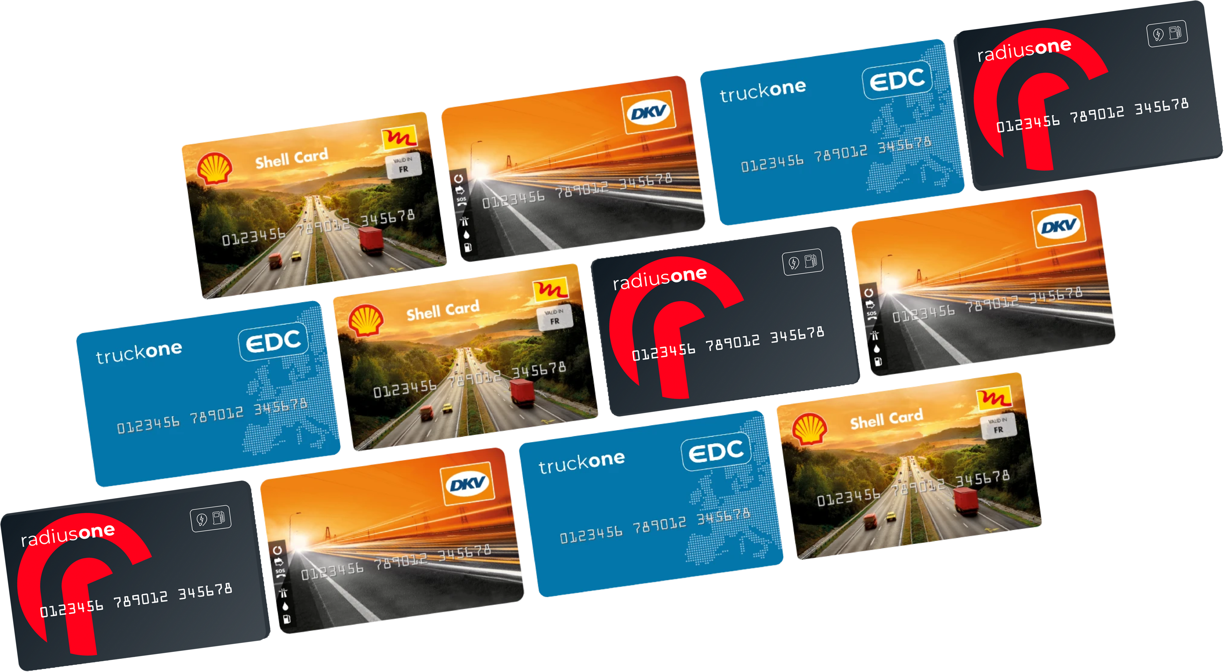 Comparer les cartes carburant