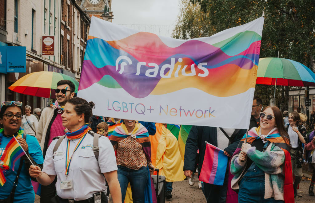 Radius is a main supporter of Crewe Pride 2023 Radius